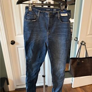 Old Navy Women's Skinny Jeans - Dark Blue